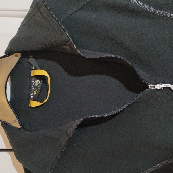 Mountain Hardware black 1/4 zip fleece sweatshirt women's size small - Picture 6 of 7